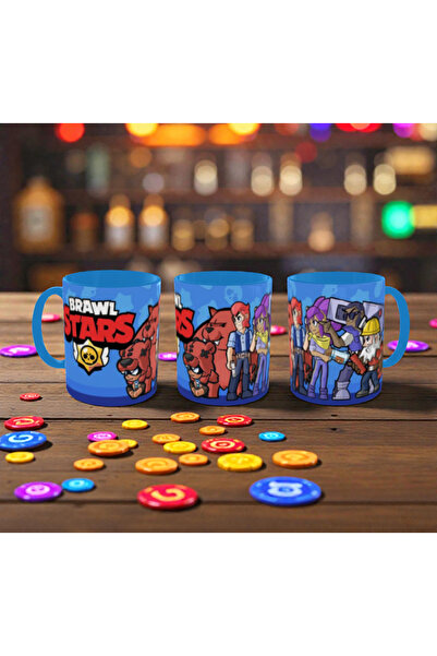 ALPŞAN TİCARET Brawl Stars Konseptli Kupa Bardak Doğum Günü Hediyesi Brawl St...