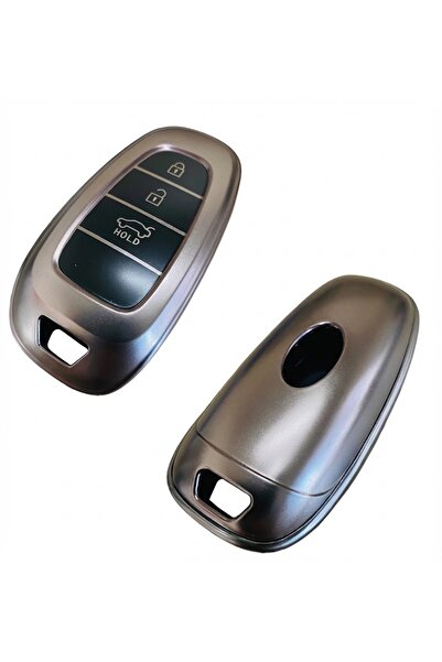 Oto Aksesuarcım Hyundai Tucson 2022 and Later Compatible 3 Button Silicone Au...