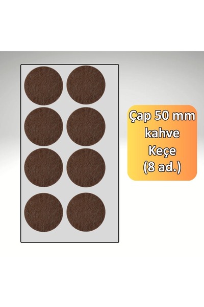 almital mobilya aksesuarları furniture accessories Non-Slip Coffee Felt (50mm...