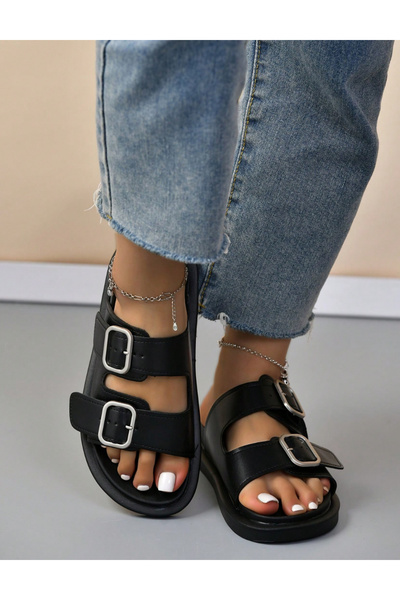 Sheya Șlapi Shein, negru