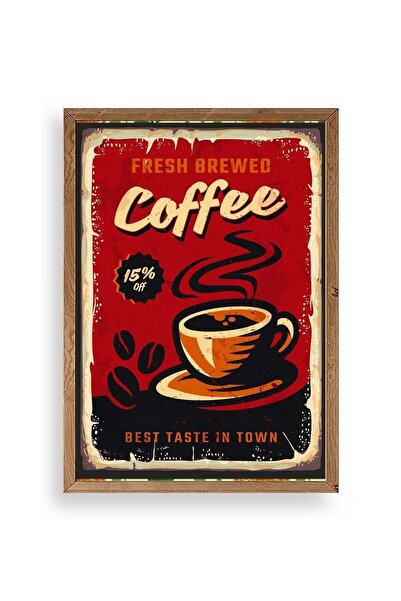 CT STONES Coffee Wooden Framed Table