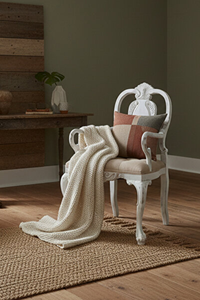 Woodenbend Fiona Oymalı Eskitme Kapitone Berjer – El Oymalı Kayın Ağacı İskel...