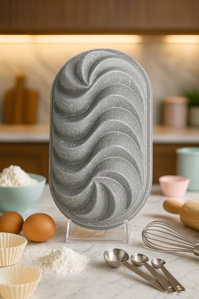 CHEFTİME Gri Baton Kek Kalıbı – 29 cm