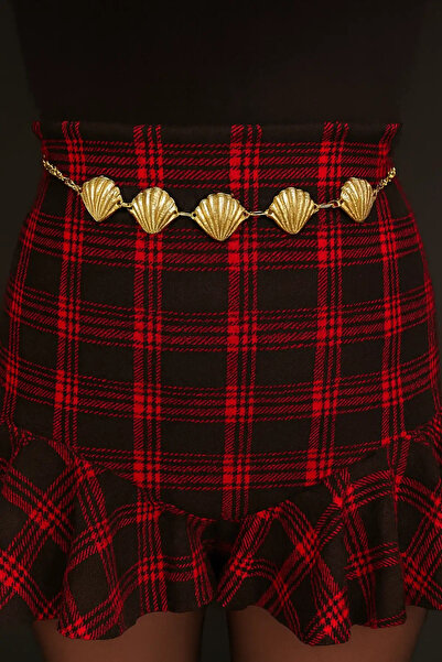 Mutenaura حزام سلسلة نسائي ذهبي اللون قابل للتعديل