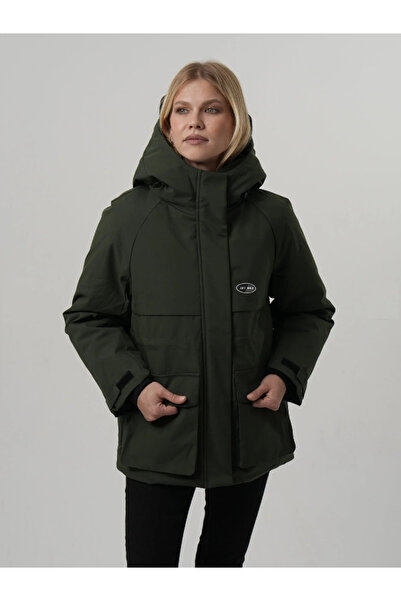 PIQUE Hooded Water Repellent Windproof Women's Coat Sofia