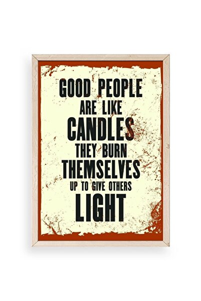 CT STONES Motto Wooden Framed Painting