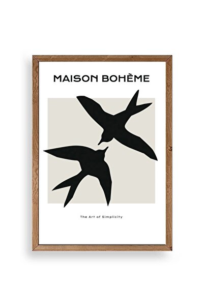 SHC42000 Birds Wooden Framed Painting