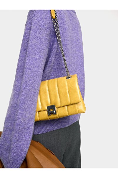 PARFOIS Döner Kilit Kapaklı Omuz Çantası