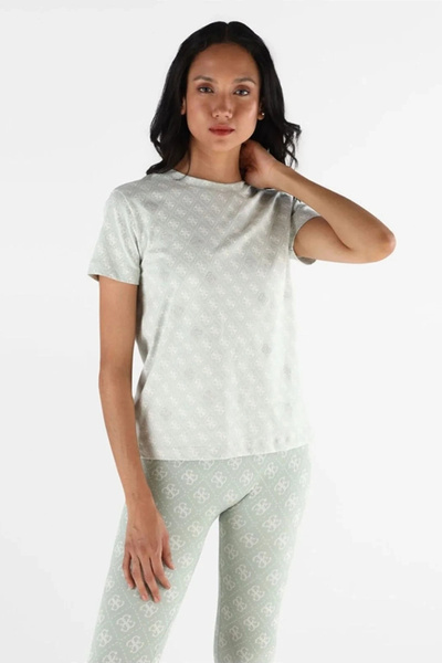 Guess Γυναικείο πολύχρωμο μπλουζάκι Active Regular Fit Rhombus V5BI14I3Z14-P8IR