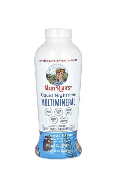 Maryruth's Liquid Nighttime Multimineral Coconut Dream 15.22 fl oz (450 ml)