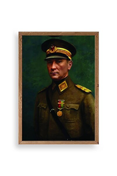 CT STONES Ataturk Wooden Framed Painting