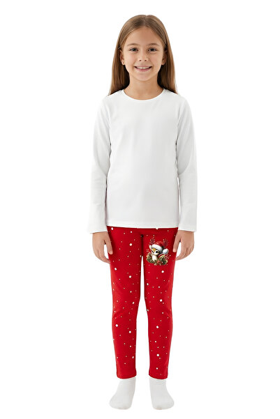 CRASSİ جوارب نويليكت للفتيات 2 خيط ش مبطن بالصوف مطبوعة