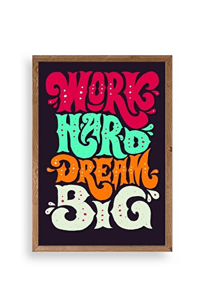 CT STONES Motto Wooden Framed Painting