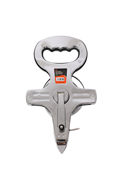 Lawazim مسطرة رف فولاذية بطول 50 مترًا - شريط قياس طويل المدى ببكرة مفتوحة