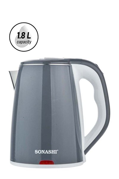sonashi 1.8 L Cordless Stainless Steel Kettle SKT-1811N (1500W)