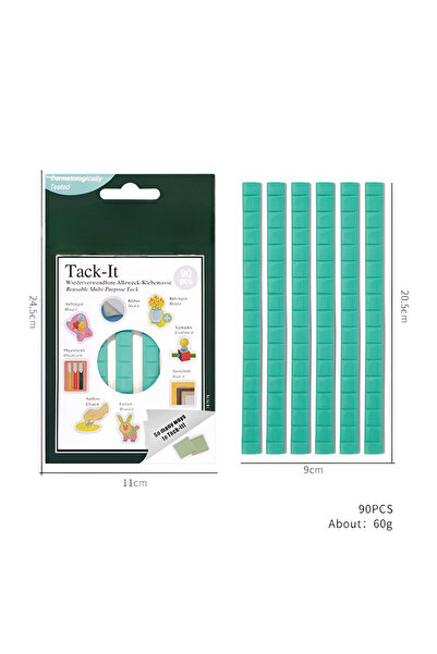 Buldug Tack-It Yeşil Yapışkan Hamur 90’lı Paket – Çok Amaçlı Sabitleme Hamuru