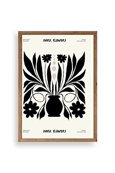 CT STONES Flower Wooden Framed Painting