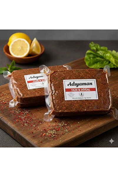 adıyaman şifalı çiğköfte 2 adet 500 gr çiğköfte