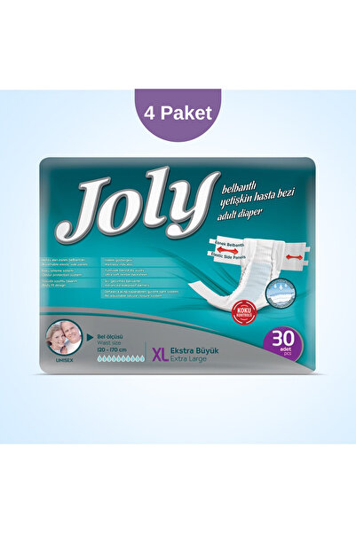 Joly Belbantlı Yetişkin Hasta Bezi Extra Large (XL) 120 Adet