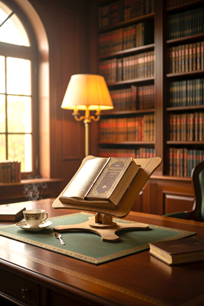 MONTETOYS حامل خشبي لقراءة الكتب، قابل للتعديل في الارتفاع، قابل للطي، قابل ل...