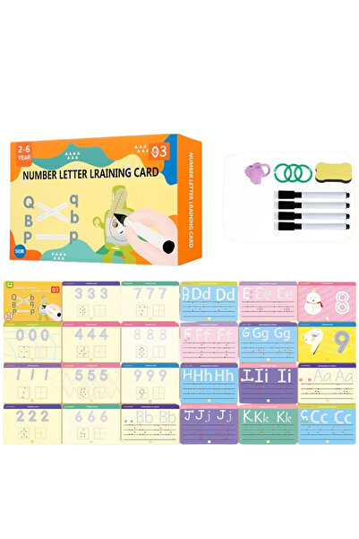 MATTELOT TOYS Jucarie educativa Montessori cu 26 de carduri reutilizabile (52...