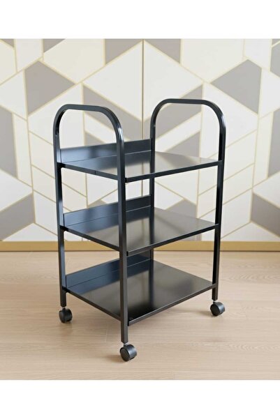 Aykoz SİYAH RAFLI ETEJER