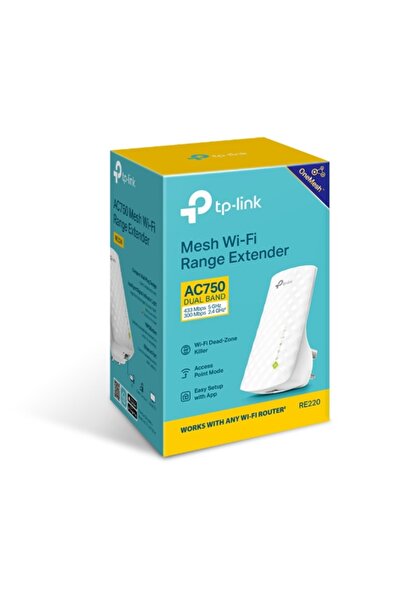 TP-LINK AC750 Universal Dual Band Wi-Fi Range Extender – 750Mbps Signal Booster