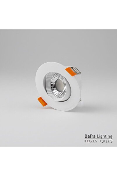 bafra lıghtıng 5W Oynar Başlıklı Sıva Altı LED Spot (6400K Beyaz Işık)