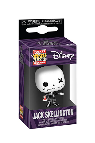 Funko Keychain Breloc Funko Pocket Pop! Coșmarul dinaintea Crăciunului (Patchwork) Jack Skellington