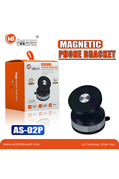 MR.SMART F.T.C حامل هاتف مغناطيسي من Mr.Smart AS-02P، حامل هاتف عالمي، أسود، ...