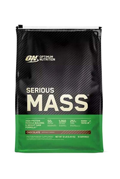 Optimum Nutrition سيرياس ماس عالي البروتين - شوكولاتة - ١٢ رطلاً - ١٦ حصة