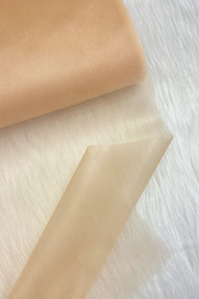 ZEYMERADE Skin Color Bundle Decoration Tulle, Engagement Bundle Decoration, Door Birthday Party Decoration Tulle, 100X300Cm