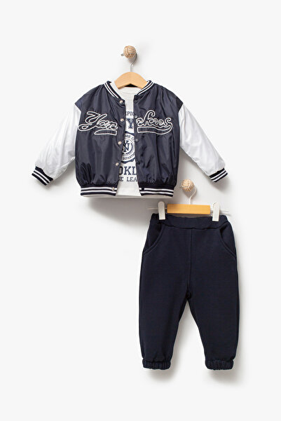 Jikko Baby Neko Baby College Triple Baby Set 1004