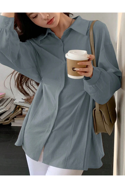 Sheya Shein shirt, blue