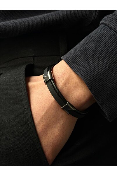 voqplus سوار جلدي للرجال BL0066