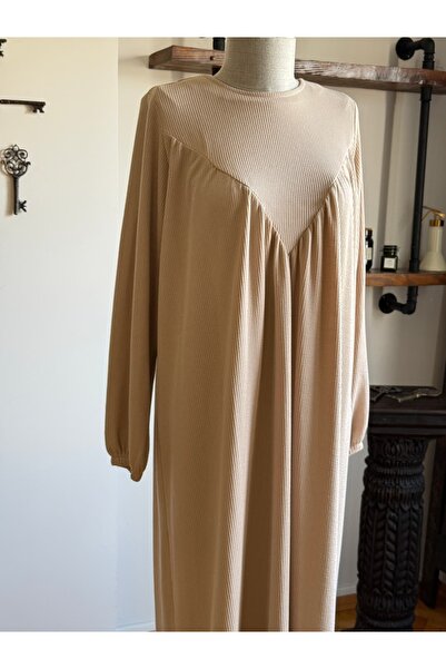 FENDEL فستان محبوك مع روب على شكل حرف V 2309 NAVRA |