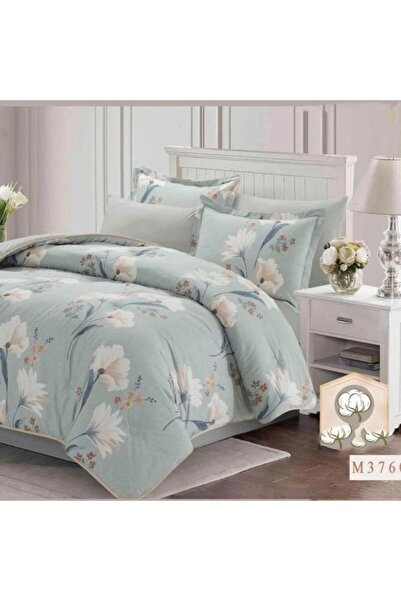 Reiashn Sedeem Floral Pattern Summer Bedspread, 100% Cotton, Single and a Hal...