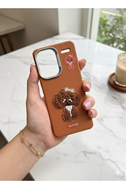 MustCase حافظة هاتف شاومي ريدمي نوت 13 برو بلس 5G، حافظة هاتف مرنة بتصميم جلدي مطرز بتصميم لطيف