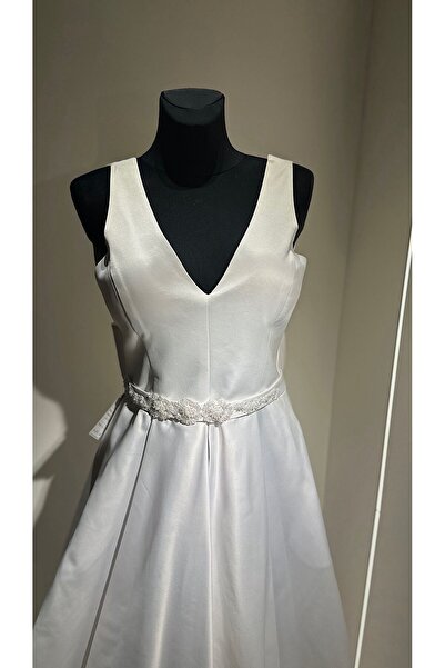 Irina Ross Taffeta Bow Dress