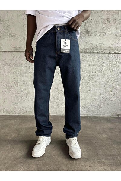 KağanKY Dark Navy Baggy Jean