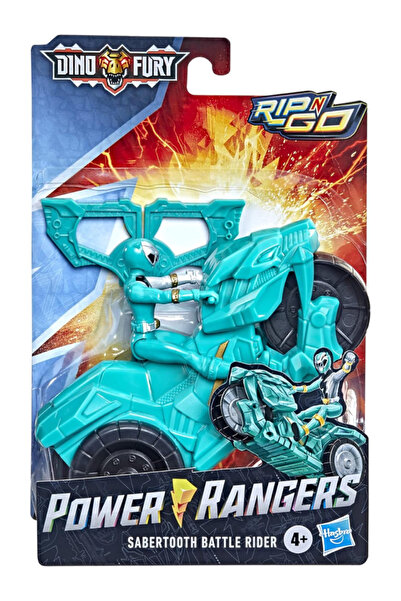Hasbro Power Rangers Dino Fury Rip N Go Sabertooth Battle Rider