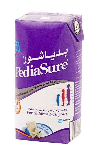 Pediasure حليب بدياشور مكمل غذائي للاطفال ( 200ml ) الكرتون عبوة 18 حبة