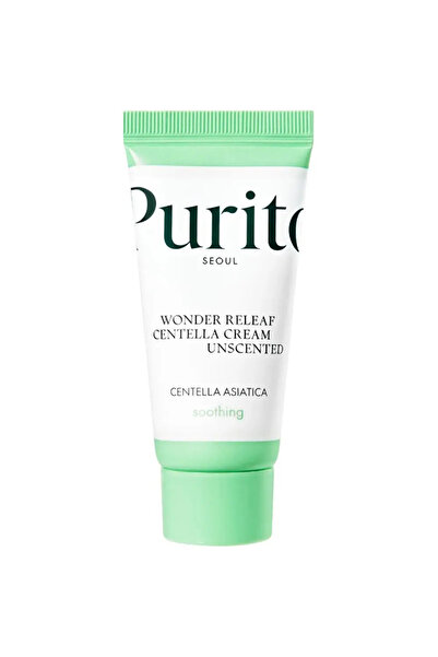 Purito Wonder Releaf Centella Unscented Cream Crema de fata Mini 15 ml