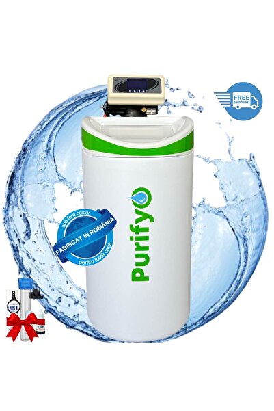 Purifyo Statie de dedurizare, Dedurizator apa profesional 20L, 5-7 pers., pen...