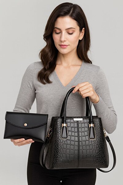 Gold Vitray Geantă din piele de calitate pentru femei