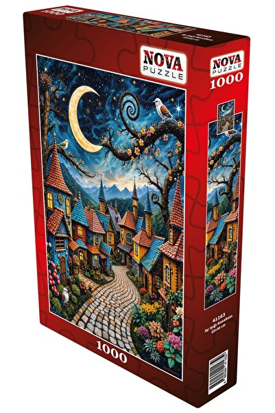 Nova Puzzle 1000 Parça Ay Işığı Kasabası Puzzle