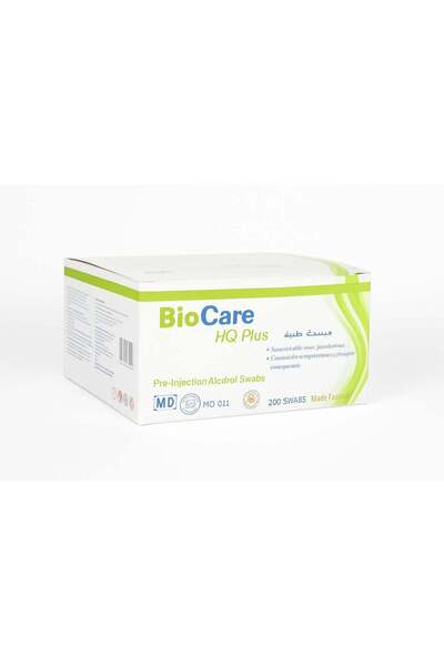 First Step Bio Care HQ Plus Pre-Injection Alcohol Swabs (Individually Wrapped, 70% Isopropyl)