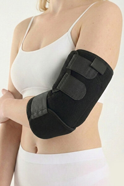 POLİMED Elbow Support with Silicone Support for Athletes Elbow Support for El...