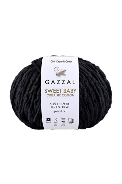 Gazzal Sweet Baby 100% bumbac organic – 50 g 75 m Ață de tricotat pentru bebeluși-adulți-2603