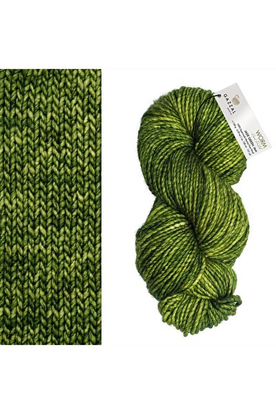 Gazzal Worm %100 Superwash Merino Yün – 150 g 120 m Kalın Bulky Örgü İpi-3860